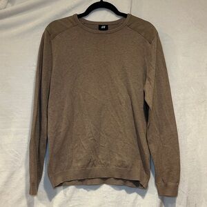 H&M Women’s Tan Crewneck Sweater